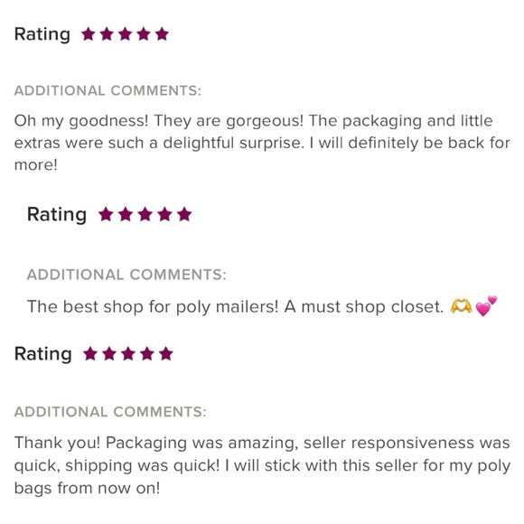 🆑 Pinecones Poly Mailers 10x13 Pack of 25 - Picture 9 of 9